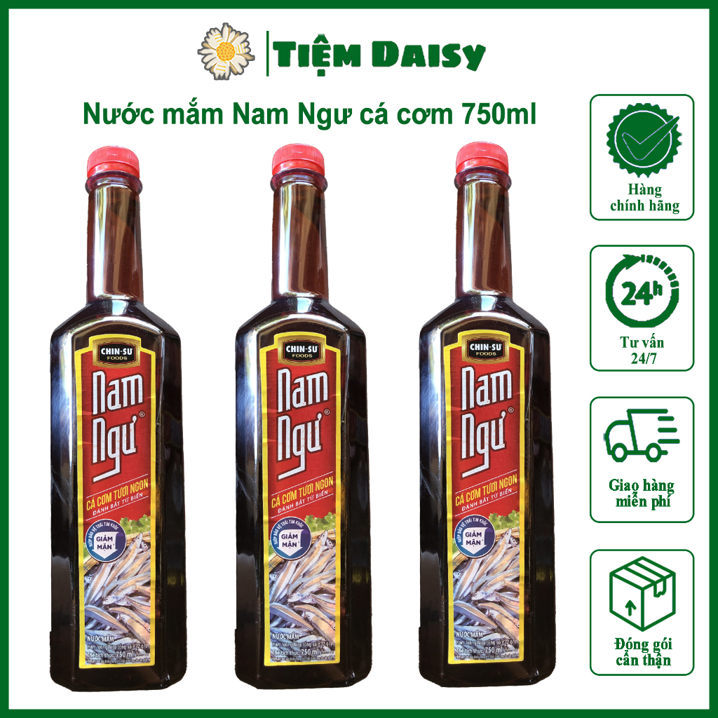 Nước mắm/nước chấm Nam Ngư cá cơm chai 500ml/750ml/900ml
