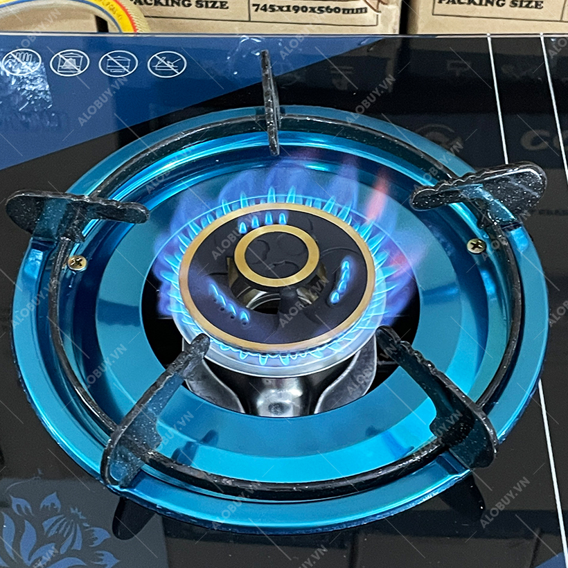 Bếp gas đơn FUJISHI FR-279 - Mâm chia lửa đồng nguyên khối lớn - Tiết kiệm gas - Bếp dùng bình gas lớn 6kg/12kg