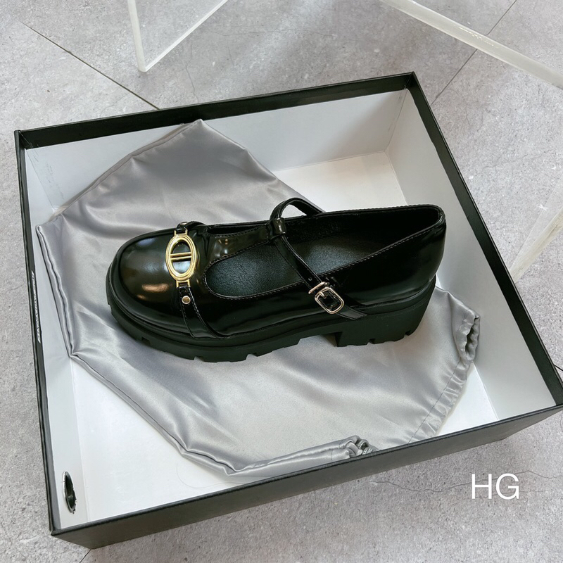 Giày búp bê hàng cao cấp full box,đầy đủ túi giấy .cao 5cm da mềm đế đúc kếp  fullbox