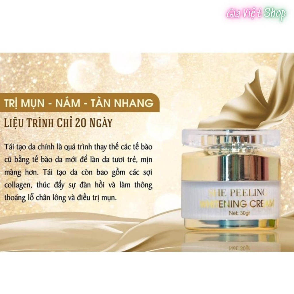Kem SHE PEELING Tái Tạo Da - Tái Sinh Làn Da Trắng Mịn