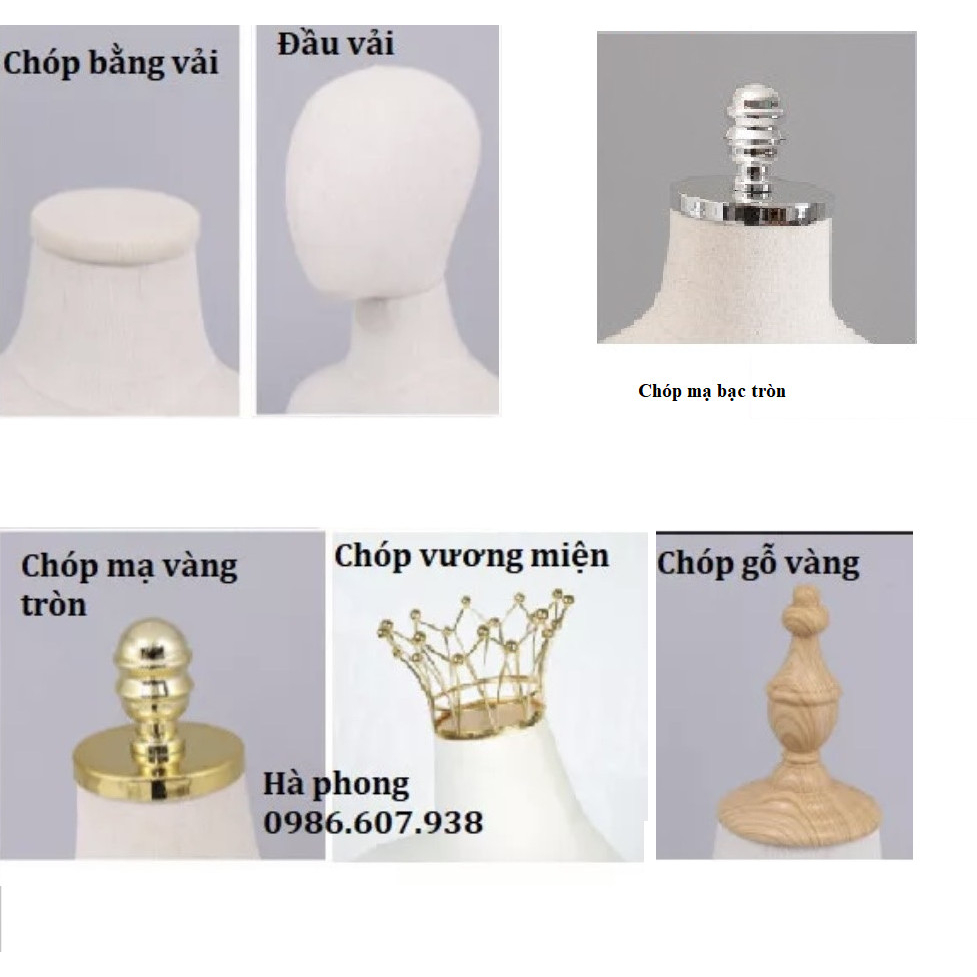 Manocanh nữ tay gỗ màu vàng cao cấp