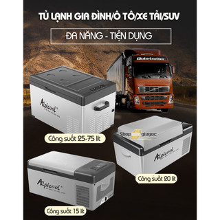 [HN] Tủ Lạnh Ô Tô Alpicol (C15/C20/C25, 12V/24V/220V, Kết Nối APP)
