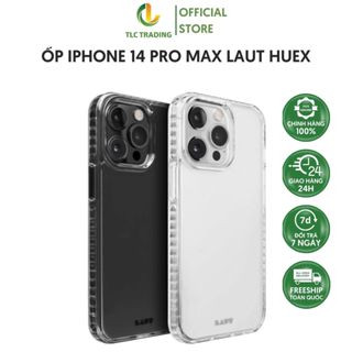 Ốp laut huex crystal dành cho iphone 14/ 14 plus/ 15 plus/ 14 pro/ 14 pro max - hàng chính hãng