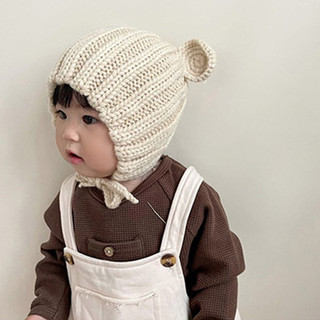 Mũ len cho bé hình gấu M-02