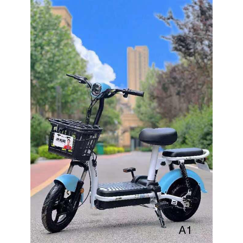 Xe đạp điện hotgirl dùng Bình điện Acquy 15A tốc độ 40-50km/lần sạc phù hợp cho học sinh đi học R10