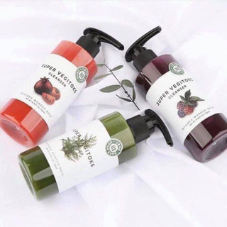 Sữa rửa mặt sủi bọt rau củ quả thải độc Super vegitoksk