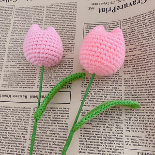 HOA TULIP BẰNG LEN HANDMADE