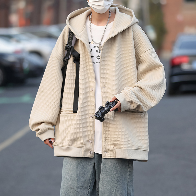 Áo khoác ulzzang nam phối mũ, áo khoát jacket nam kèm mũ phong cách Hàn Quốc 2569