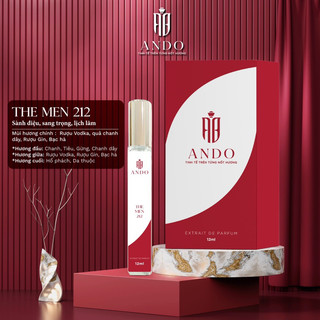 Tinh dầu nước hoa nam ando the men 212 - 12ml - mùi hương nam tính mạnh mẽ cuốn hút