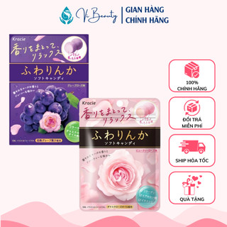 Kẹo Hoa Hồng Collagen Kracie Thơm Cơ Thể Nhật Bản Gói 10 viên 32g