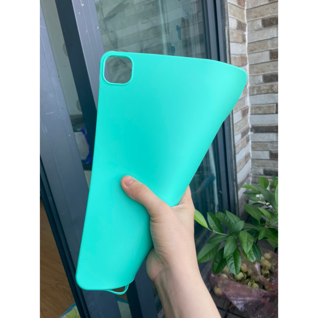 Ốp dẻo iPad Pro M1 2021 , M2 2022 11 inch trong suốt, màu xanh