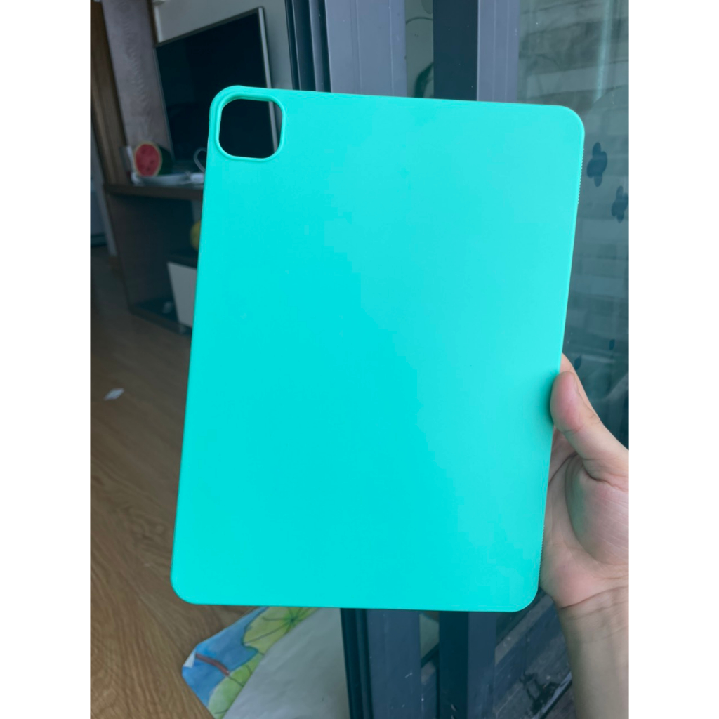 Ốp dẻo iPad Pro M1 2021 , M2 2022 11 inch trong suốt, màu xanh