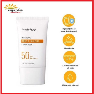 Kem Chống Nắng Chống Trôi Innisfree Perfect UV Protection Cream Triple shield SPF50+ PA++++