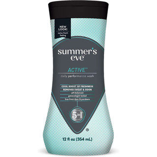 [BILL MỸ ĐI AIR]_Dung Dịch Vệ Sinh Phụ nữ Summer's Eve Active Feminine Cleansing Wash, Cooling & Refreshing 354ml
