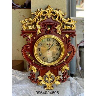 Đồng hồ treo tường gỗ gõ đỏ nam phi dài 69 ngang 45 sâu 5,5