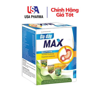 Dạ dày max giúp giảm acid dịch vị, bảo vệ niêm mạc dạ dày - hộp 20 gói x 10ml