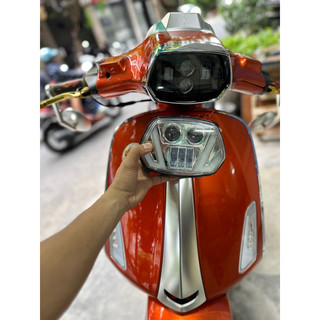 V2 Crom đèn pha led Vespa Sprint siêu đẹp