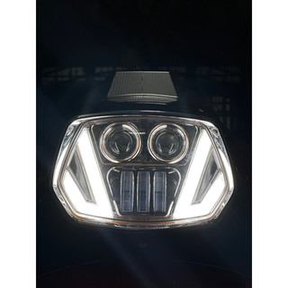 V2 Crom đèn pha led Vespa Sprint siêu đẹp