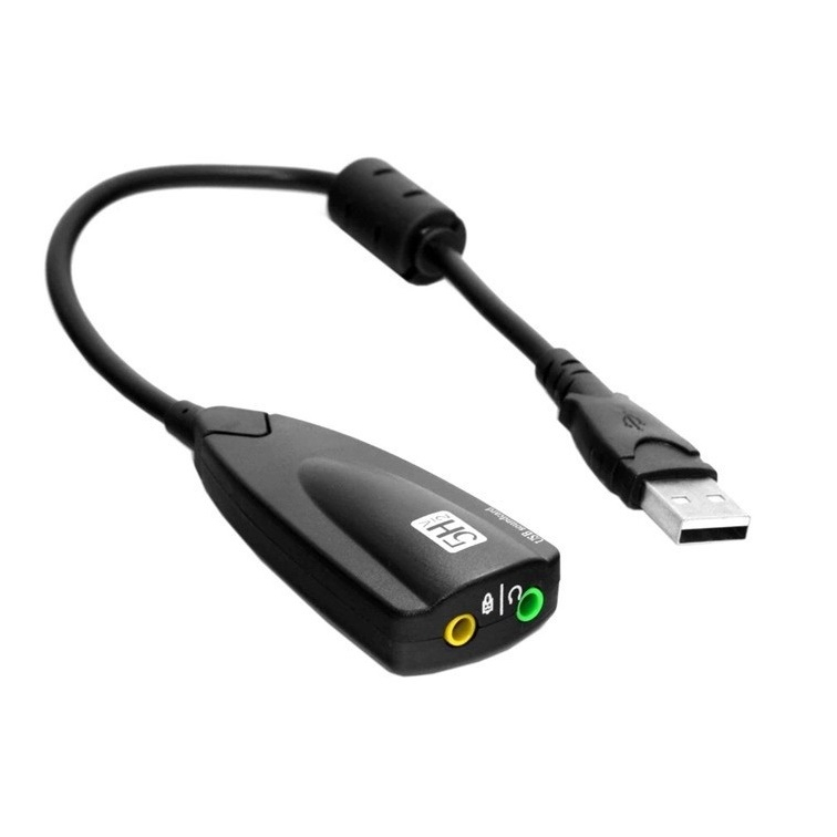 Dây cáp chuyển usb ra âm thanh 5HV2 7.1 - Usb Sound h5v2