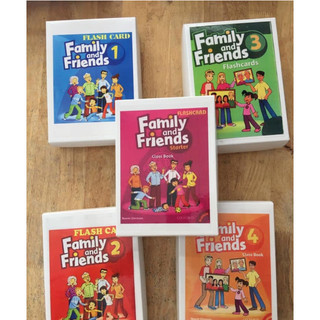 Flashcard Family and friends 1,2,3,4,starter | Thẻ Flashcard Family and Friends bản nước ngoài