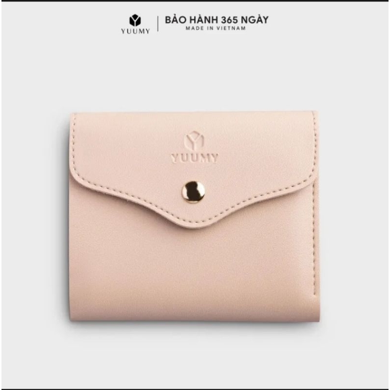 Ví da nữ mini gập Yuumy