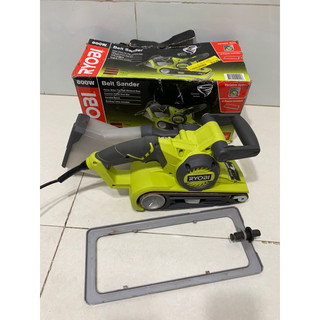 máy chà nhám băng ryobi 800w