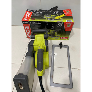 máy chà nhám băng ryobi 800w