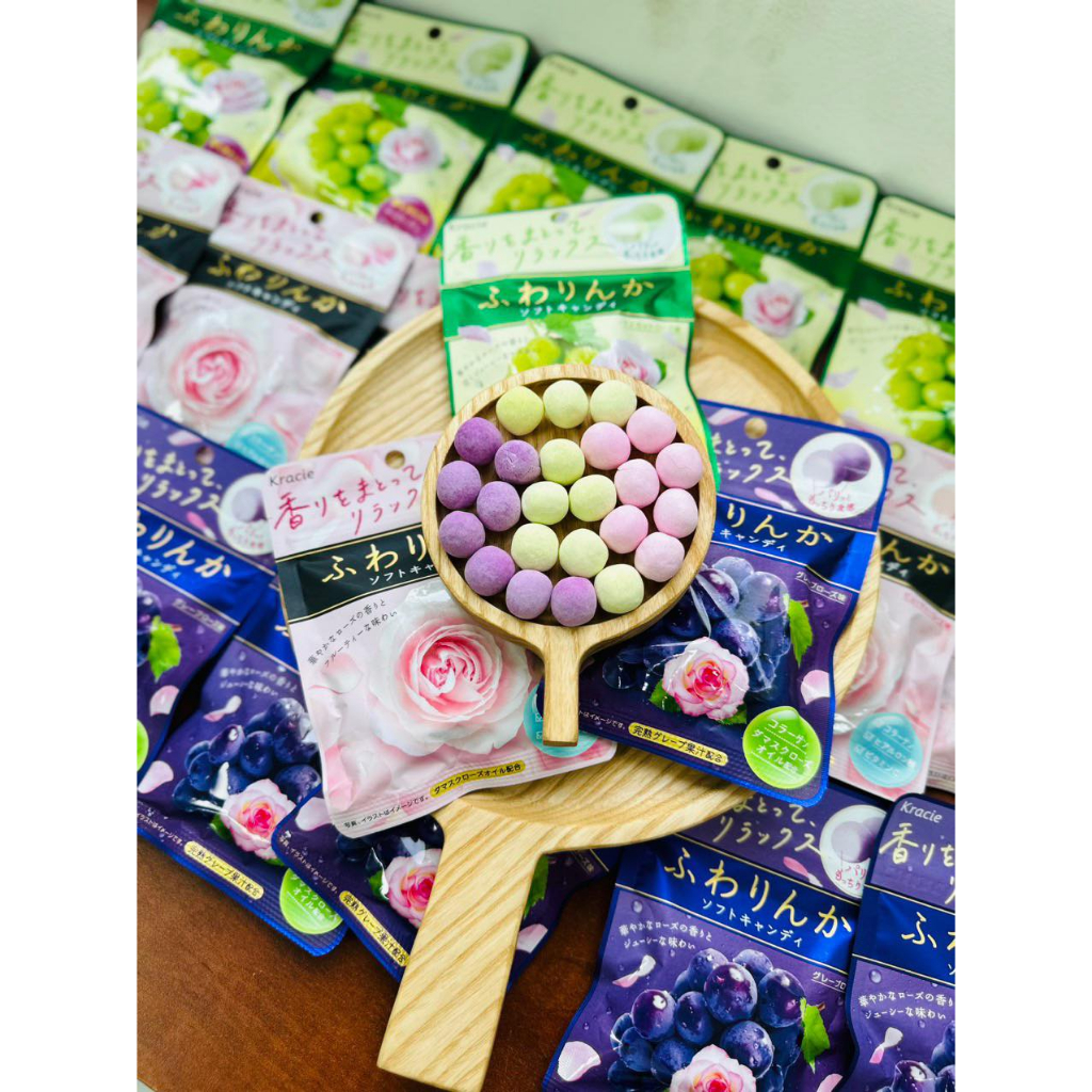 Kẹo Hoa Hồng Collagen Kracie Thơm Cơ Thể Nhật BảnGói 10 viên 32g