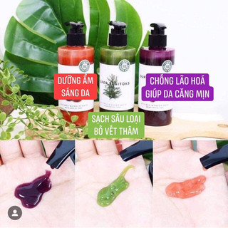 Sữa rửa mặt sủi bọt rau củ quả thải độc Super vegitoksk