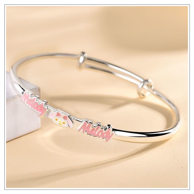 Beautycoco🍊 Vòng Đeo Tay Hoạ Tiết Hoạt Hình Sanrio Melody Cinnamoroll Kuromi