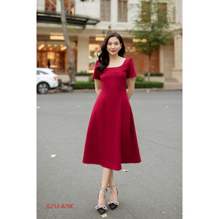 Jenny Le - Đầm vải tweed co giãn nhẹ có túi 2 bên hông Fleur Tera Dress JL213
