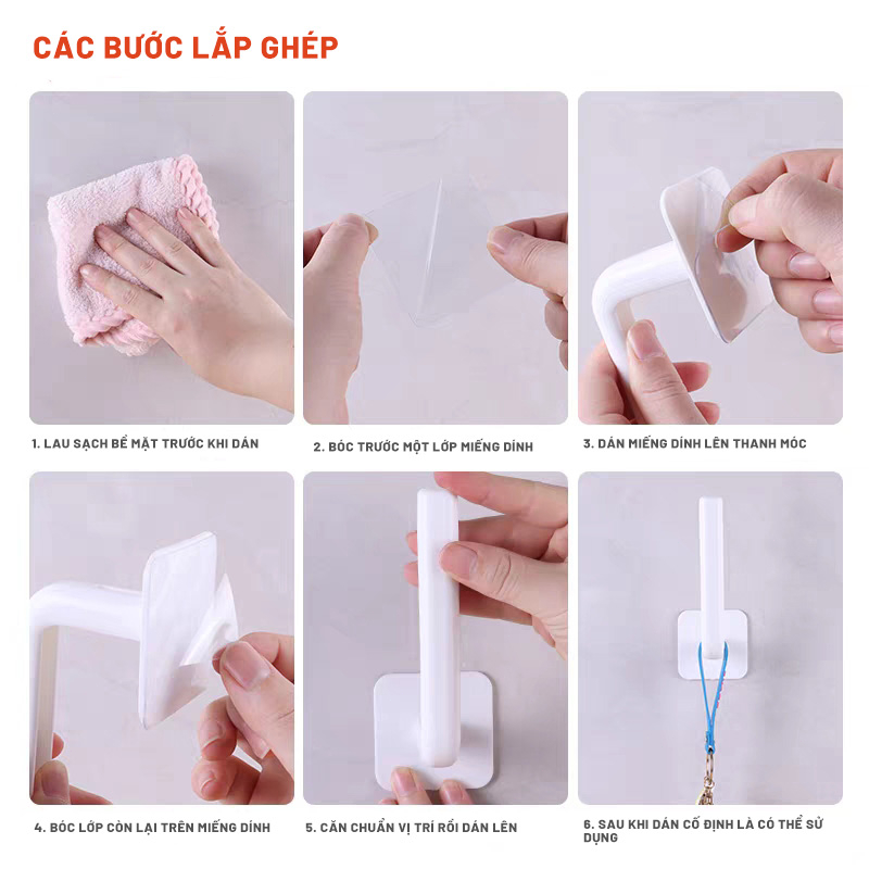 Móc Treo Nhà Bếp Nhà Vệ Sinh Đa Năng Có Thể Treo Vung Nồi Và Các Đồ Vật Khác Móc Nhà Bếp Thông Minh Tiện Lợi