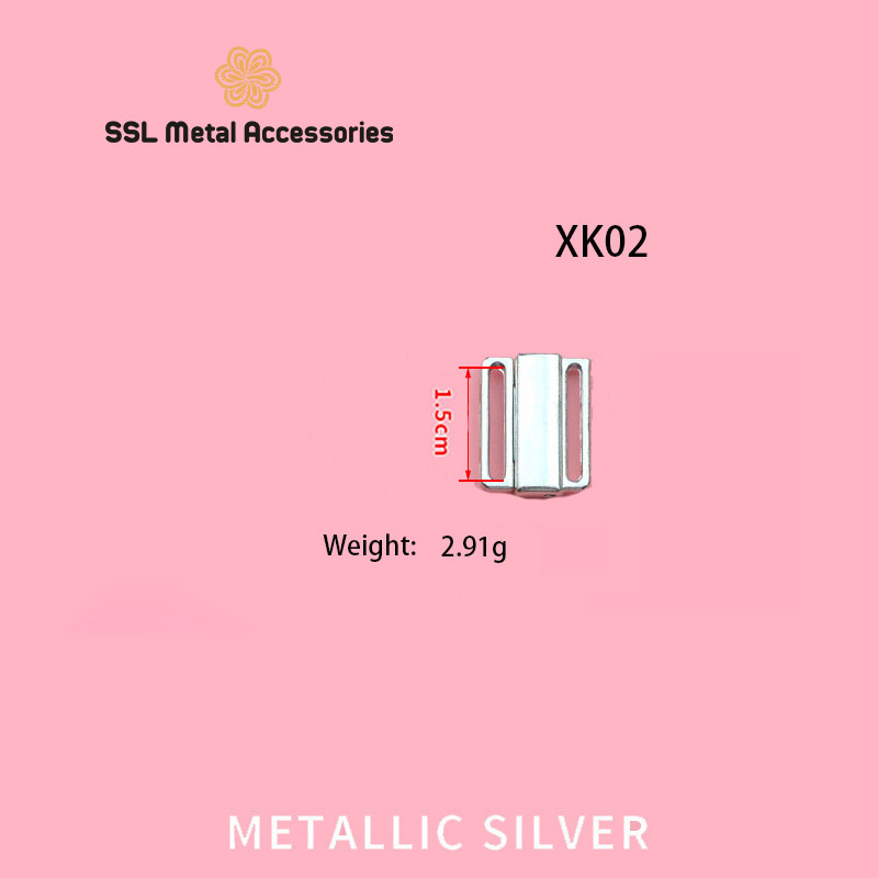 Set 10 móc gài kim loại thời trang mới cài đồ lót, đồ bơi, áo ngực XK02 1.2cm/1.5cm/2cm