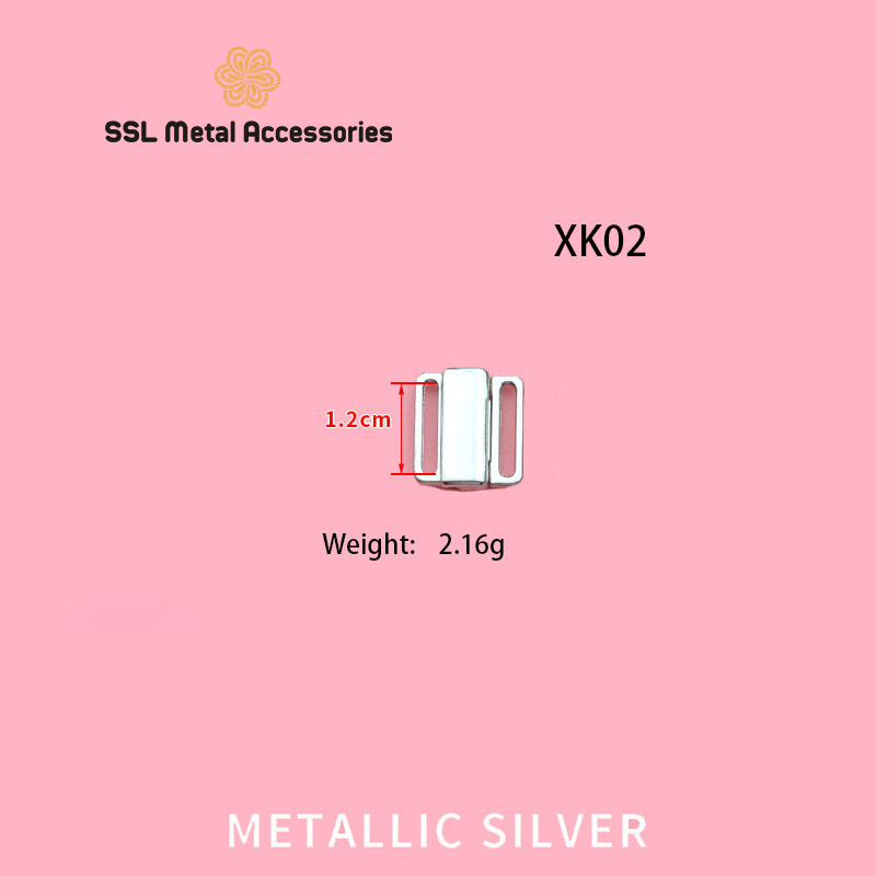 Set 10 móc gài kim loại thời trang mới cài đồ lót, đồ bơi, áo ngực XK02 1.2cm/1.5cm/2cm