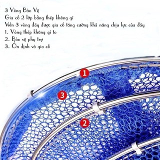 Rọng đựng Cá Song Ngư Cao Cấp khung thép kim loại siêu bền