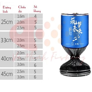 Rọng đựng Cá Song Ngư Cao Cấp khung thép kim loại siêu bền