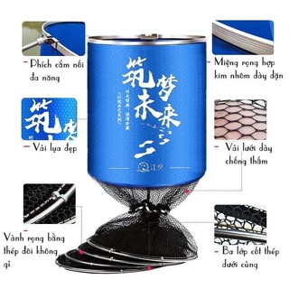 Rọng đựng Cá Song Ngư Cao Cấp khung thép kim loại siêu bền