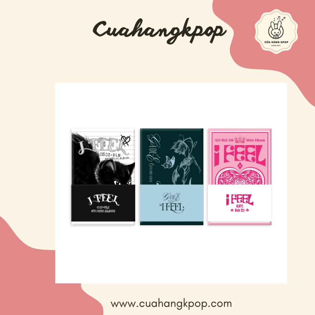 ALBUM i-DLE - I FEEL có sẵn cửa hàng Kpop