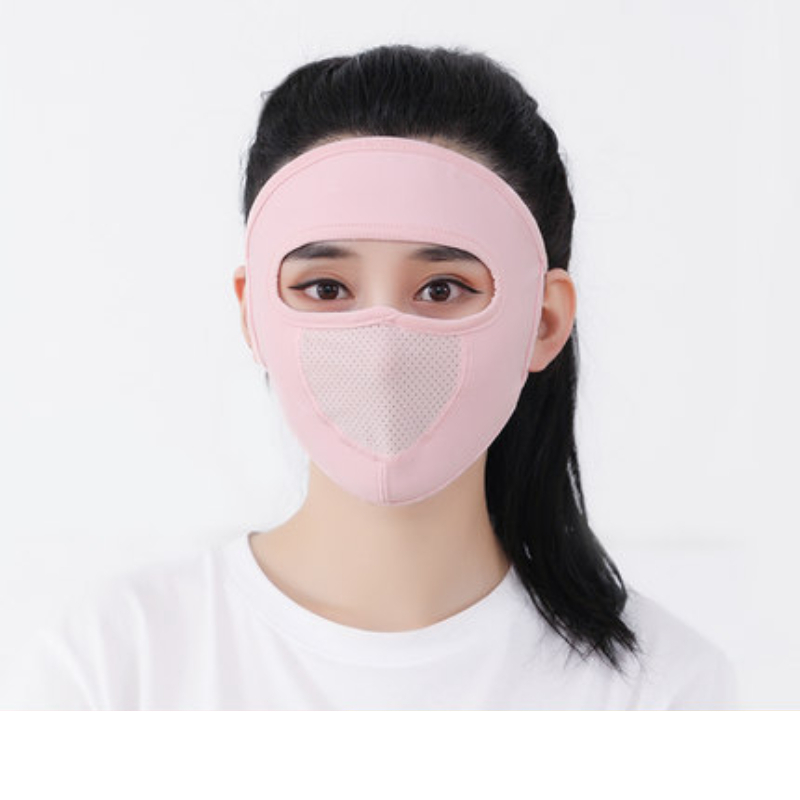 Khẩu Trang Toàn Mặt Chống 99% Tia UV, Khẩu Trang Chống Nắng Ninja Che Trán Hai Lớp Chống Nắng, Thấm Hút Mồ Hôi-DREAM