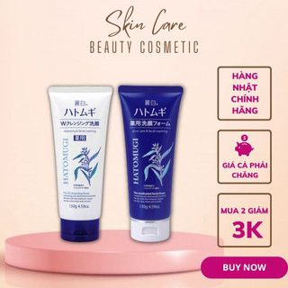 Sữa Rửa Mặt Ý Dĩ Hatomugi Ngừa Mụn Và Làm Sáng Da 130g
