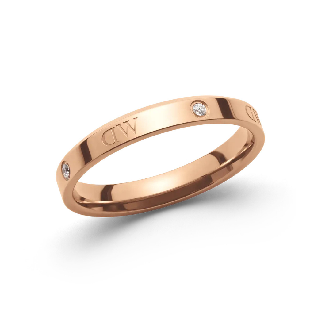 Nhẫn đá CLASSIC LUMINE titan không sét không đen bảo hành 1 năm