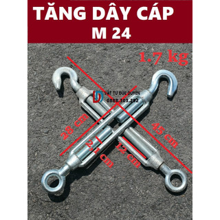 Tăng dây cáp thép mạ m24 mm