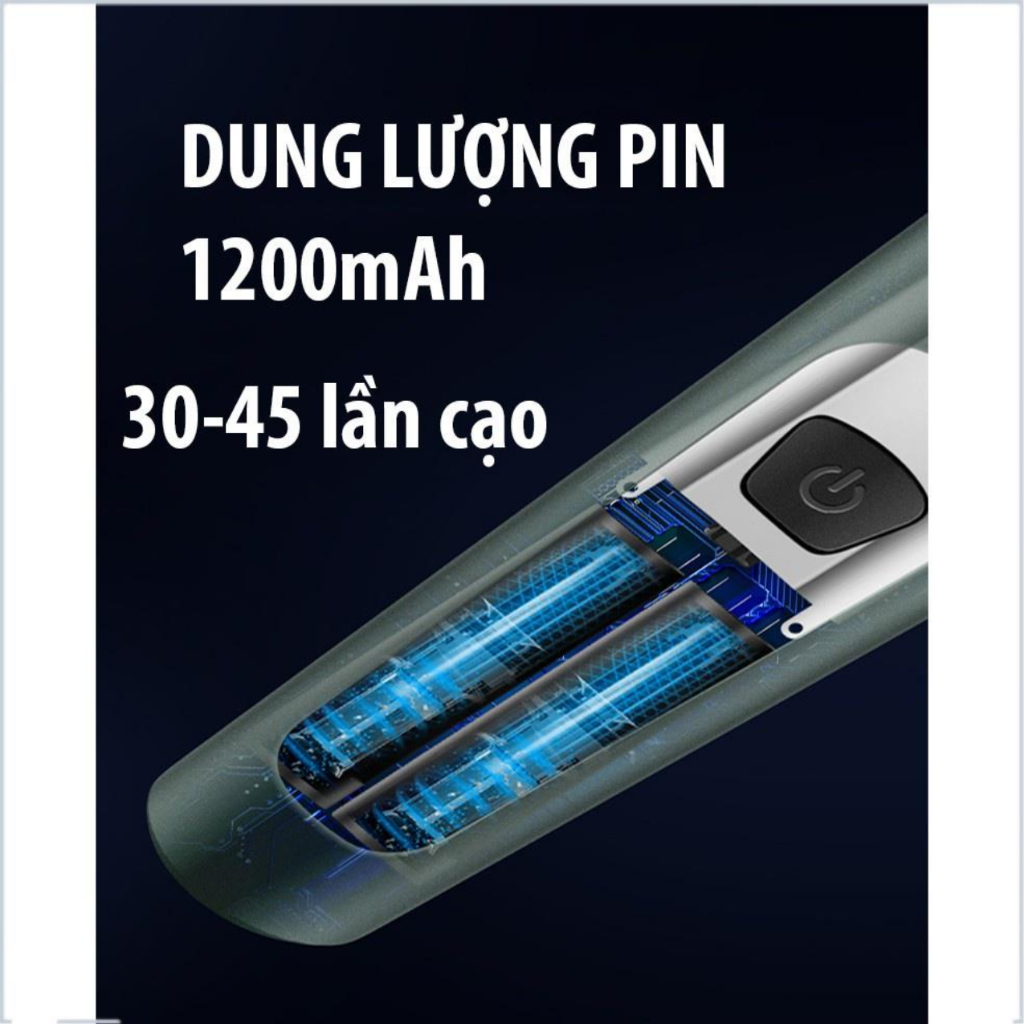 Máy cạo râu nam Shaver 9D 4in1 kiêm tỉa lông mũi cao cấp, 3 lưỡi dao kép, công nghệ chống nước IPX7 bảo hành 12 tháng