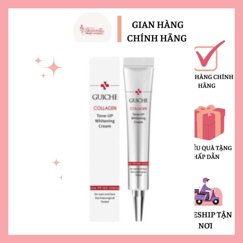 Kem Trắng Da Ngừa Nám Guiche collagen Tone Up Cream 35ml Hàn Quốc - Chính Hãng