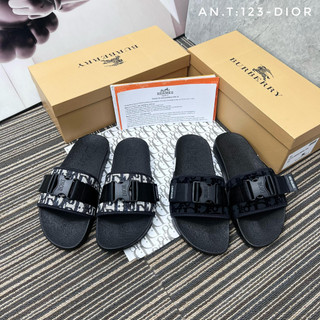 Dép nam dior khuy bấm, dép quai ngang khuy bấm hot 2023 - chất liệu cao cấp bền đẹp - dễ phối đồ