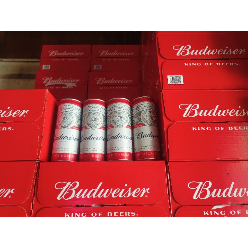 Thùng 24 lon Budweiser 330ml - Date 1 - 2024