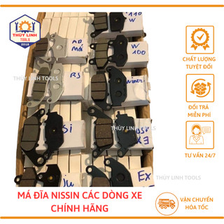 Má phanh đĩa Sirius/Ju/Wave/Rs/Winner/Exciter/Abl/Vision/Lead, Má phanh đĩa hàng Nissin cao cấp Thùy Linh Tools