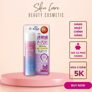 Xịt Chống Nắng Nâng Tông Da Skin Aqua Tone Up UV Spf 50+PA++++ - 70g Hàng Nhật nội địa