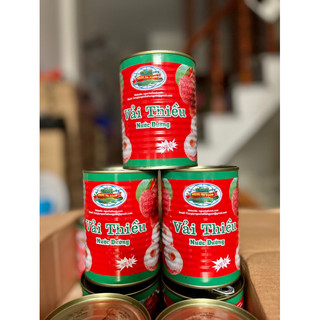 Vải Thiều Nước Đường Ngọc Hà đỏ lon 565gram