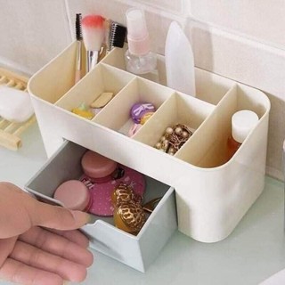 Kệ mỹ phẩm mini để bàn 1 tầng nhựa